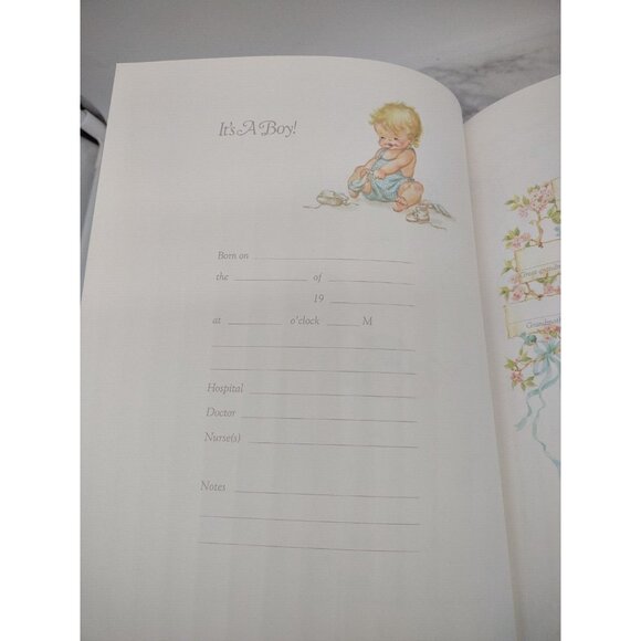 Our Baby Boy Vintage CR Gibson Birth To Seven Years Baby Photo Album 1981 Unused - Picture 7 of 12